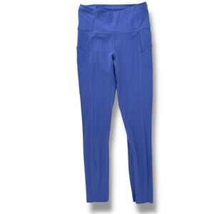Lululemon Fast Free High Rise Tights Womens Sz 4 Water Drop Blue